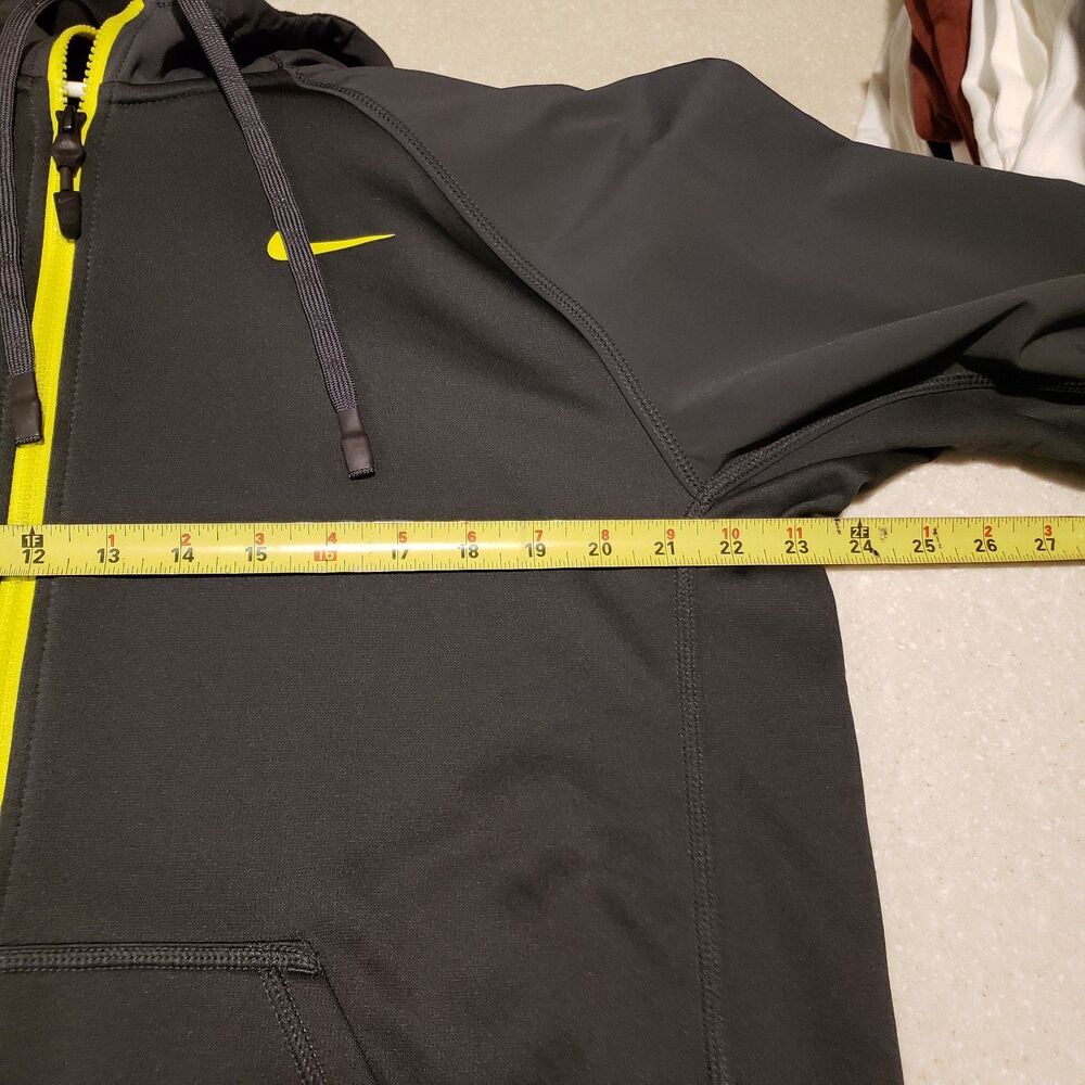 Nike Gray Track Jacket with Yellow Accents - Picture 8 of 9